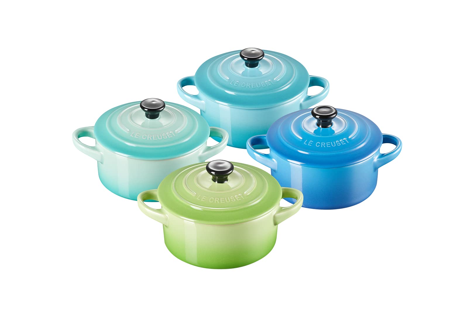 LE CREUSET ミニマルミット 4個セット Le Creuset Set 4 Mini Cocottes 10 cm Cerâmica Colorido | Amazon.com.br